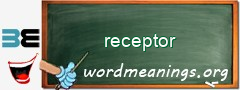 WordMeaning blackboard for receptor